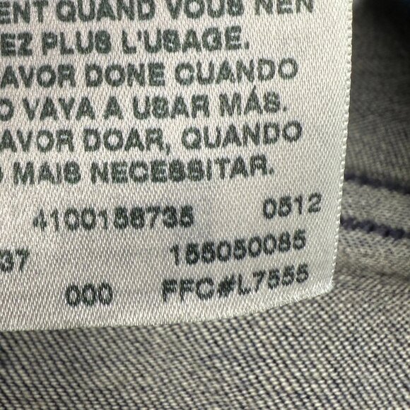 EUC Women's LEVI'S 505‎ Straight Leg Dark Wash Jeans | Size 12S - Picture 8 of 8